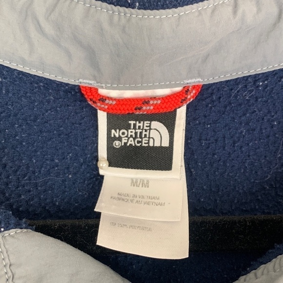 The North Face Men’s Fleece Button Front Shirt - Blue, Size Medium - Picture 4 of 6